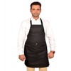 Switchon Polyester Waterproof Black Free Size Chef's Apron with Bow
