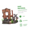 Sosoport 1pc Resin Craft Fish Tank Landscape Supply Decorative Wreckage