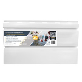 Trusscore SlatWall 12" Sample (White)