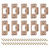 uxcell T Door Strike Plate, 10Pcs 70mm x 40mm 201