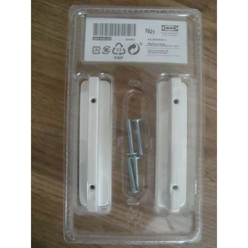 Ikea HACKÅS Handle anthracite HACKAS Handle 3 15/16" 2 Pack