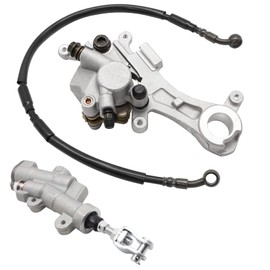 M MATI Rear Brake Caliper Master Cylinder Hose for Yamaha YZ250F 2009-2020 YZ450F 2009-2019 17D-2580W-01-00 33D-2583V-00-00 17D-2583V-00-00