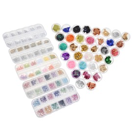 Baluue Manicure Decoration 12 Nail Art Accessory Set Easy DIY Foil Paper