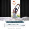 PONY DANCE Blackout Thermal Insulated Curtain for Bedroom, 34 x
