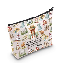 JNIAP Bookish Merch Anne Book Literary Cosmetic Bag Book Lovers Gift (If You Only Knew Bag)