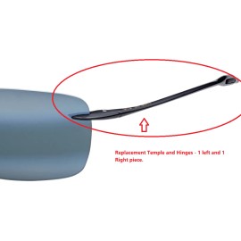 Aftermarket Maui Jim Sport Replacement Left & Right Temple & Hinge Part Lighthouse MJ-423-02