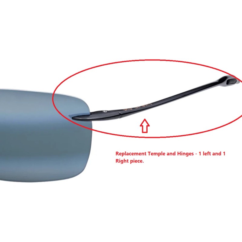 Aftermarket Maui Jim Sport Replacement Left & Right Temple &