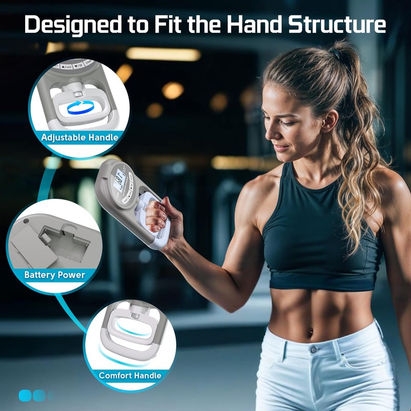 Grip Strength Tester Trainer - Grip Strength Trainer Hand Grip