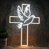 Cross Neon Sign Dimmable Led Easter Cross Neon Light For