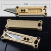 Mini Brass Rapid Utility knife, portable tool paper cutter, Hang