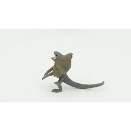 Unbranded Frill-Necked Lizard, Dragon, Rubber Reptile Toy, Realistic Figure 2.5" F1756 B42