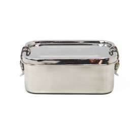 Küchenprofi Classic 1002012800 Stainless Steel Lunch Box, 17.5 x 13 x 6.5 cm