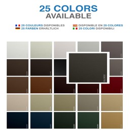 Pelle Patch - Leather And Vinyl Repair Patch - 25 Colors Available - Original 17x60 - Dark Grey