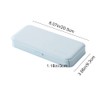 YanHLQJY Pencil Case Plastic Pencil Box Concise Stationery Storage Box