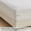 LINENOVA King Fitted Sheet – Ultra Soft 1800TC Double Brushed