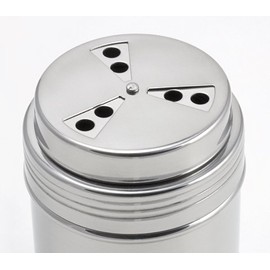 Brushed Stainless Steel Spice Shaker/Cheese Shaker - Fine StainlessLUX Kitcheware for Your Home