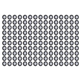 Pack of 150 Highly Reflective Magnetic Reflective 3D Scan Markers, 6 mm Inner Diameter, 10 mm Outer Diameter for Accurate Tracking Positioning, Reusable