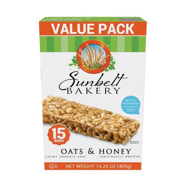Sunbelt Bakery Sunbelt Bakery Oats & Honey Chewy Granola Bars,