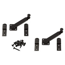 KOTARBAU® Set of 2 Shutter Throws, 140 mm, Window Shutters, Double Gate Throw, Throw, Throw, Black Powder