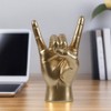 Elqater Rock Hand Gesture Statue Rock Music Art Craft Finger