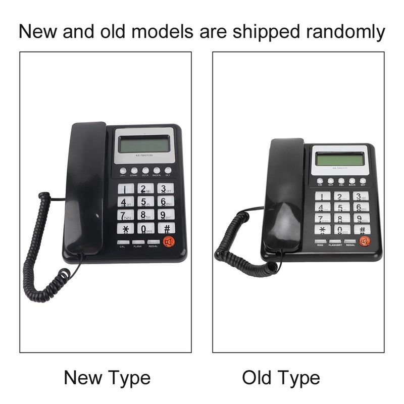 KXT8001CID Corded Telephone Caller ID Semi Hands Free Clear Display