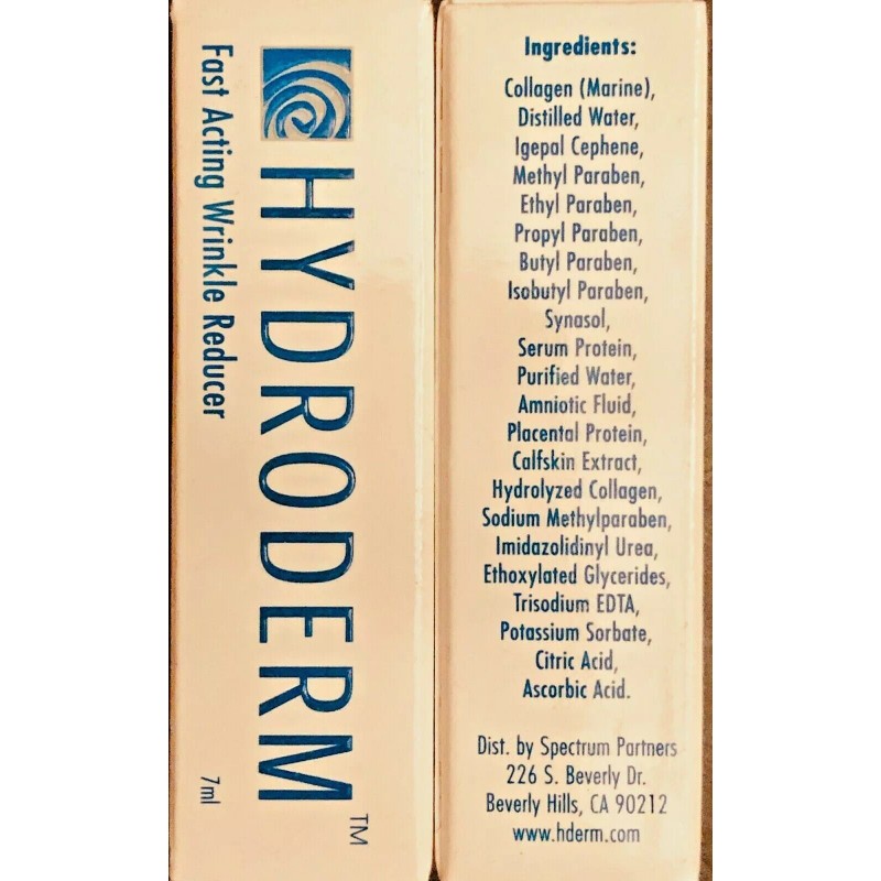 Hydroderm Original Fast-Acting Face Wrinkle Reducer Serum - 1 Bottle,