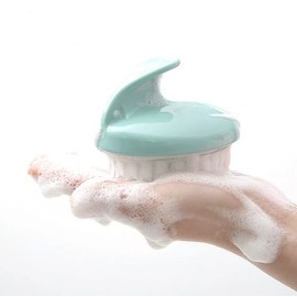 TIKA Hair Shampoo Scalp Massage Brush-Body Comb, Conditioner Cleaner, Salon Head Care