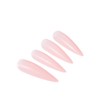 Vatocu Stiletto 24 Pieces Matte Pure Pink False Nails Long
