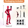 Rolling Art Action Figure Set, Model 13 Action Figure Multi-Jointed