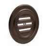 CRL 834DU Duranodic Bronze Aluminum 5-5/16" No-Draft Speak-Thru