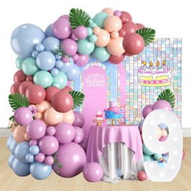 Birthday Stit Decoration Balloons Pink Blue Party Balloons Stit Theme Birthday Party Decoration