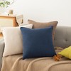 Haguko Set of 2 Linen Texture Nordic Peach Skin Soft