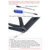 FOMTOR Bicycle Internal Cable Routing Tool Cycling Bike Internal Cable