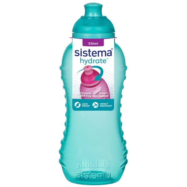 Sistema Twist 'n' Sip Squeeze Kids Water Bottle | Leakproof
