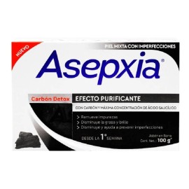Jabón Asepxia Carbón Detox 100