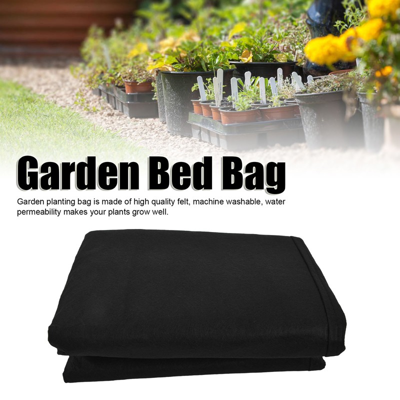 100 Gallon Round Planter Grow Bag Breathable Planting Container for