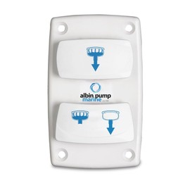 Albin Pump Marine Control Panel Silent Electric Toilet Rocker Switch