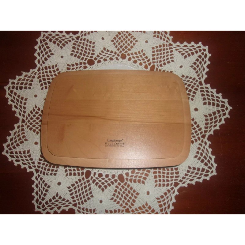 Longaberger 2004 Father's Day Dad's Valet Basket WoodCrafts Lid -