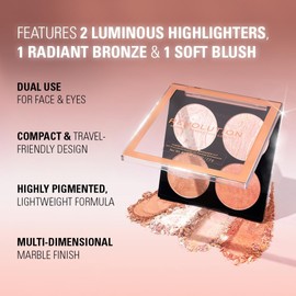 Maquillaje Revolution Cheek Kit, Take A Breather