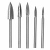 Wood Carving Drill Bits Set - 5pcs for Dremel Rotary