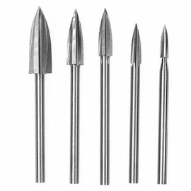Wood Carving Drill Bits Set - 5pcs for Dremel Rotary Tool