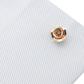 ローズ ゴールド カフス カフスリンク カフスボタン n01132