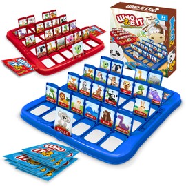 Classic Animal Guessing Board Game for Kids Ages 3 and Up – Two-Player Logic Deduction Game to Boost Cognitive Skills, Communication, and Family Fun – Travel Friendly Educational Toy