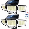 Solar Motion Sensor Outdoor Lights Waterproof - 3000LM 3 Modes