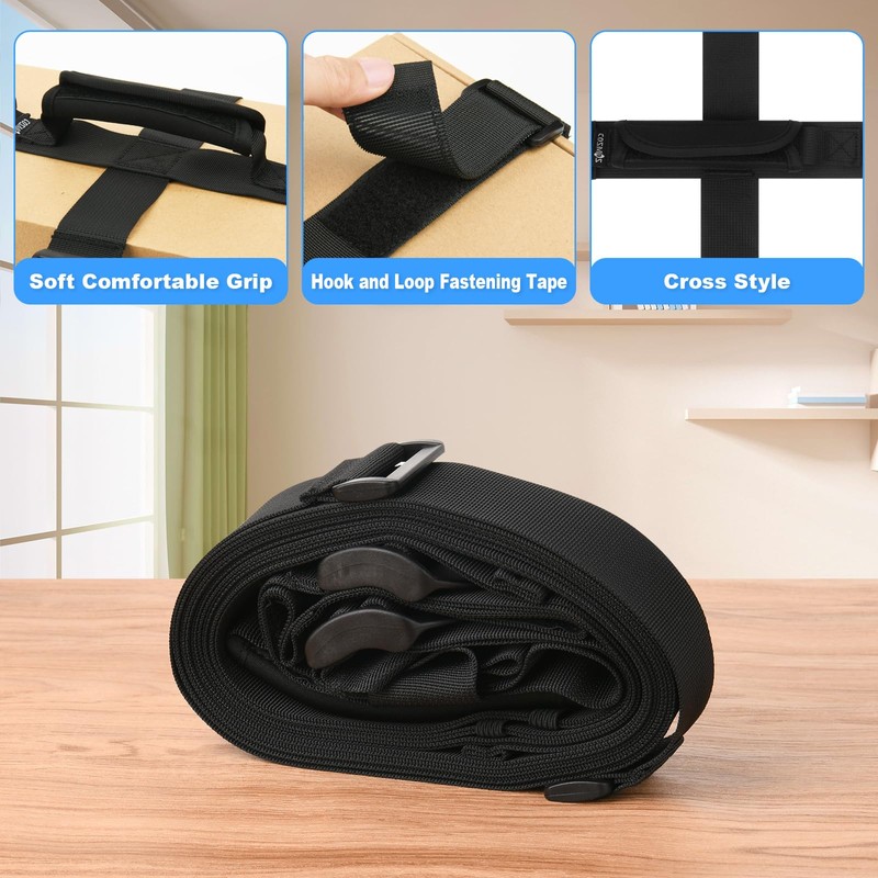 Cosmos Box Carrying Strap with Handle, 82.7 Inch Heavy Duty