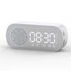 Bluetooth Speaker Clock Multifunctional Smart Digital Mirror Alarm Clock for