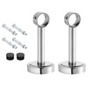 sourcing map 2Set Ceiling Mount Bracket Fit 1.26inch Pipe, Stainless