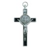St. Benedict Crucifix with Round St. Benedict Medal Inlay |