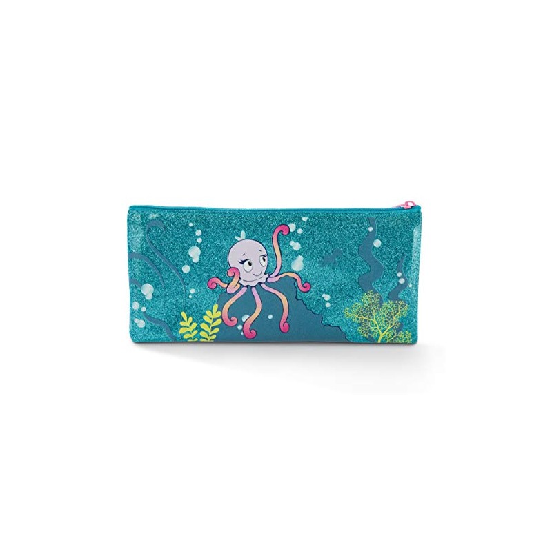 NICI Summer 45362 Pencil Case Flat with Glitter Effect 21