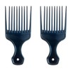 Hair Pick (Plastic Hair Pick) Afro Comb (One Size, 3,